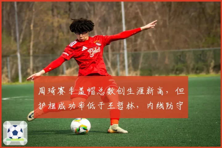 周琦赛季盖帽总数创生涯新高,但护框成功率低于王哲林,内线防守效率两极分化